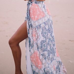 NWT-Sabo Skirt Mosaic Aziza Maxi Skirt